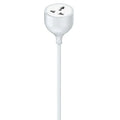 Ldnio 5M Extension Power Cord with Universal Socket 2500W – White