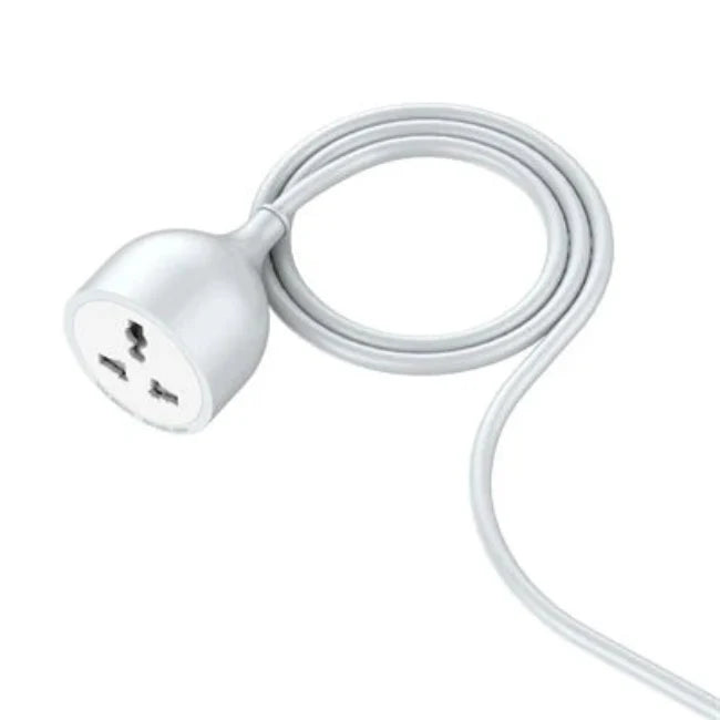 Ldnio 5M Extension Power Cord with Universal Socket 2500W – White