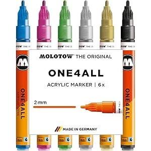 Molotow Acrylic marker One4All 127HS Metallic Set