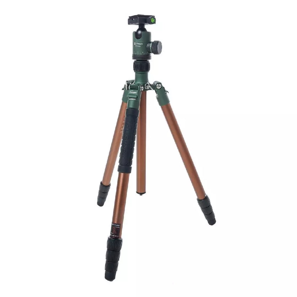 Fotopro Professional Tripod x-go Chameleon+52Q Brown + Matte Green