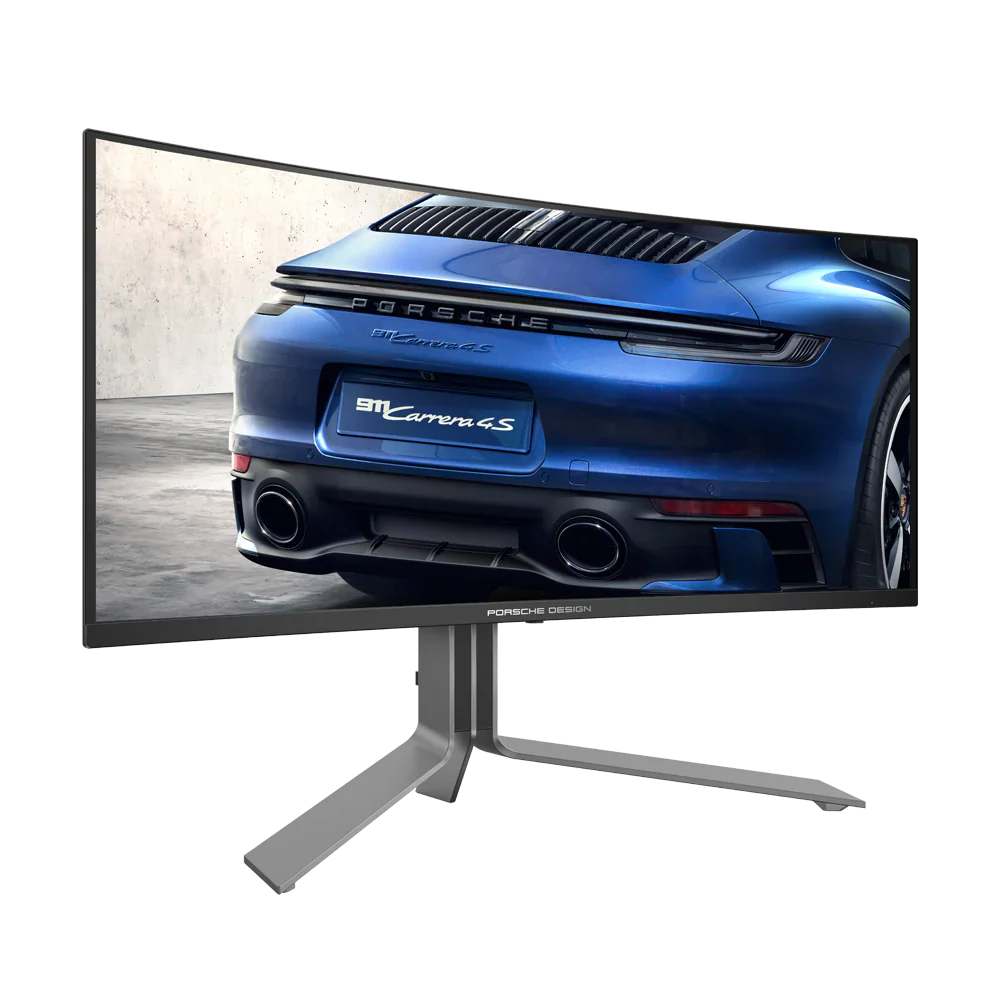 Aoc Pd34 Porsche Design 34 Inch 240Hz Wqhd Hdmi 2.1 0.03Ms Qd Oled Curved Gaming Monitor Black