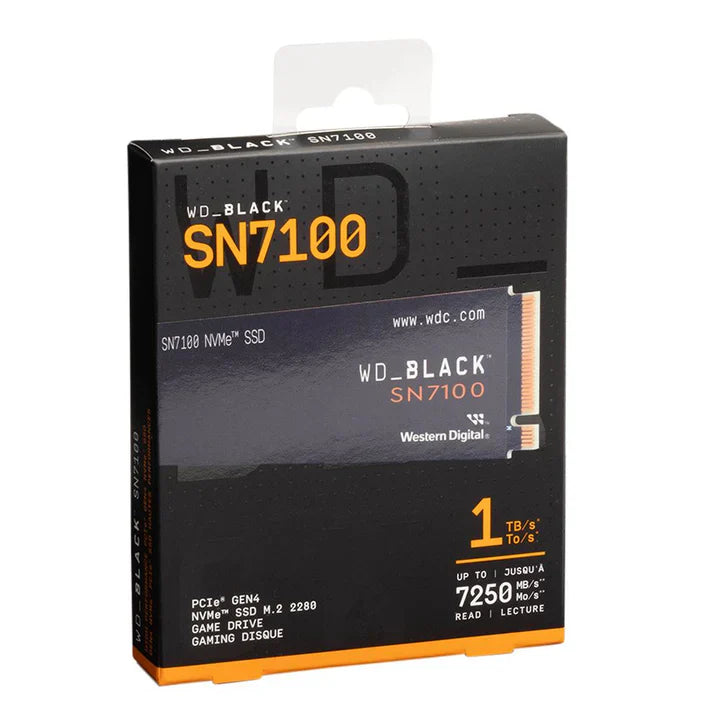 WD Black 1TB SN7100 NVMe M.2 SSD, PCIe Gen 4 Speed Upto 7250MB/s