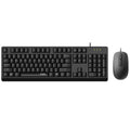 Rapoo X130Pro Wired Optical Mouse & Keyboard Combo AR - Black