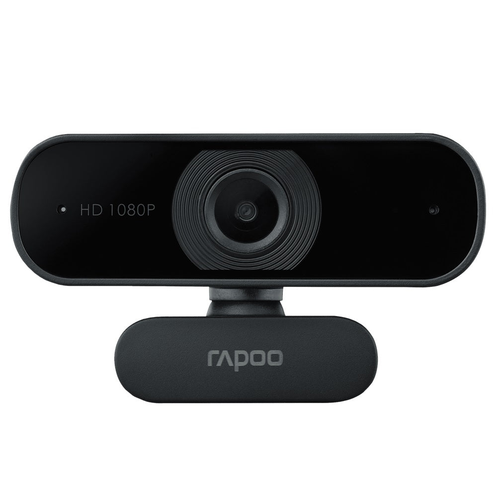 Rapoo C260 Webcam with Noise Cancellation Mic - 1080p FHD / USB - Black