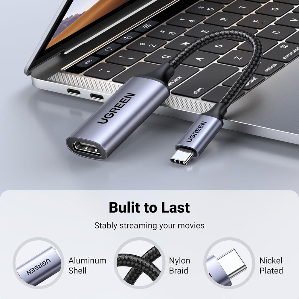 UGREEN USB-C to HDMI Adapter  (Grey Black) CM297