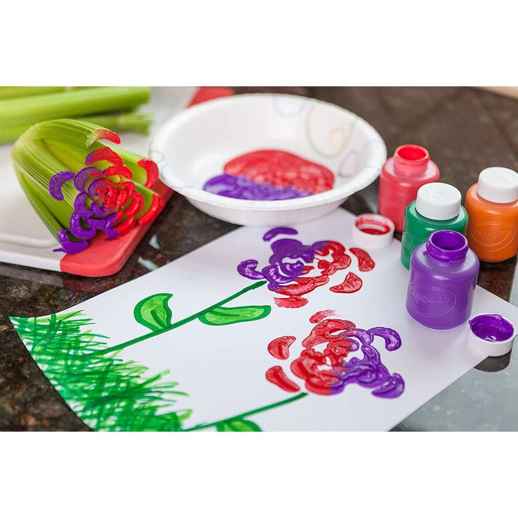 Crayola 6CT WASHABLE METALLIC PAINT