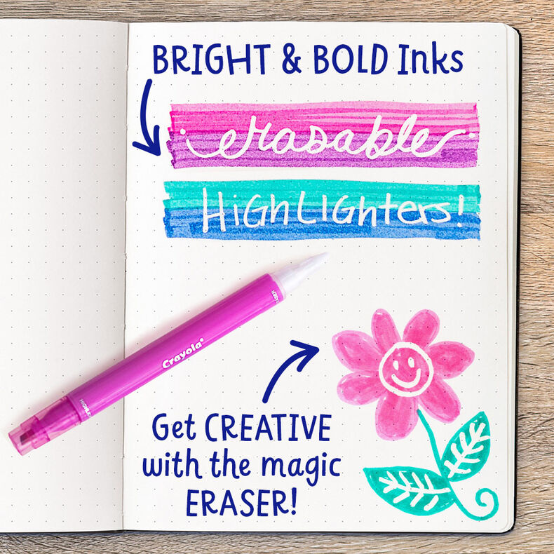 Crayola 6CT.TAKE NOTE ERASABLE HIGHLIGHTERS