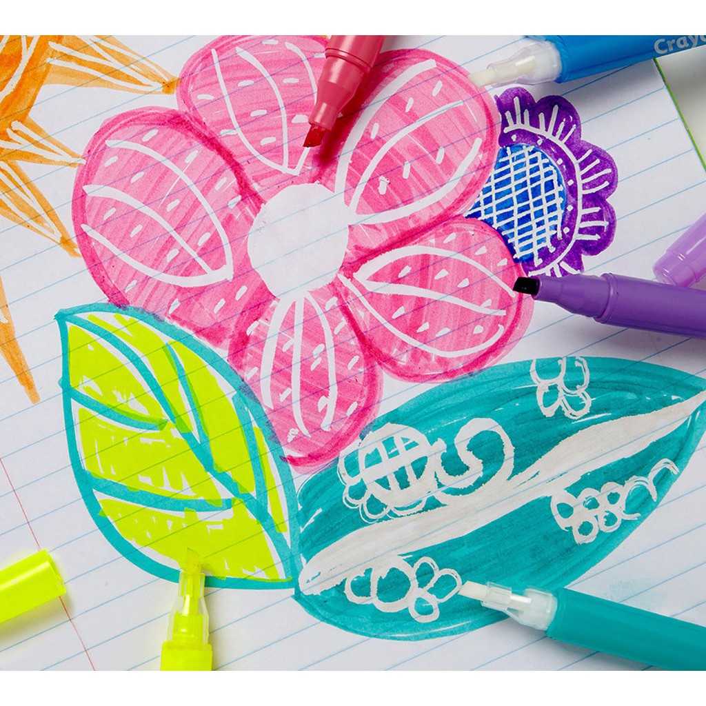 Crayola 6CT.TAKE NOTE ERASABLE HIGHLIGHTERS