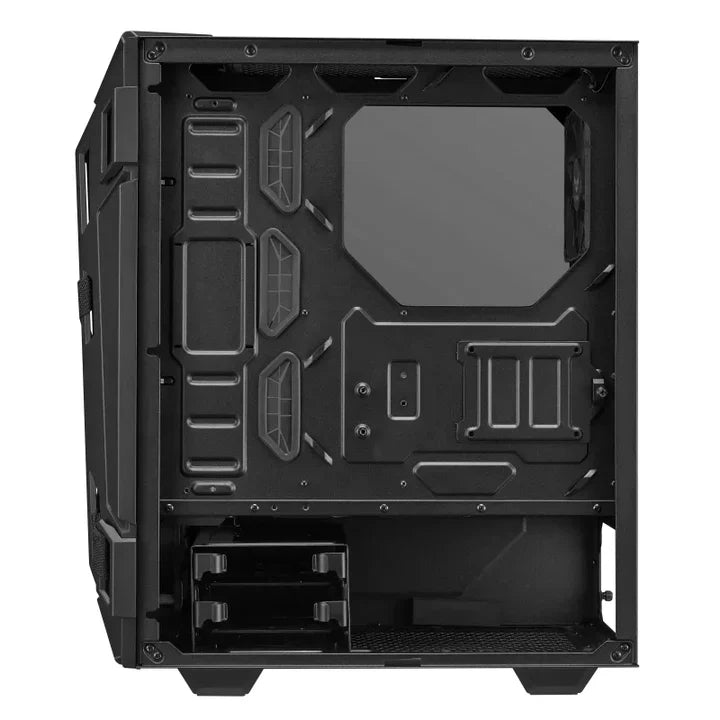 Asus TUF Gaming GT301 Mid-Tower Tempered Glass Side Panel Case with HoneyComb Front Panel & 3 ARGB Fans + 1 Rear Fan - Black