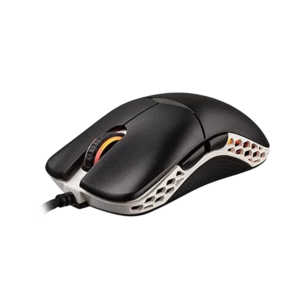 Ducky Feather Rgb Wired Kailh Switch Gaming Mouse - Black/White