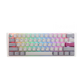 Ducky One 3 Mini Pbt Hot Swap Blue Switch Cherry Rgb Wired Mechanical Gaming Keyboard Arabic - Mist Grey