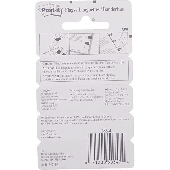 3M Post It Color Flags 140pcs/Pck