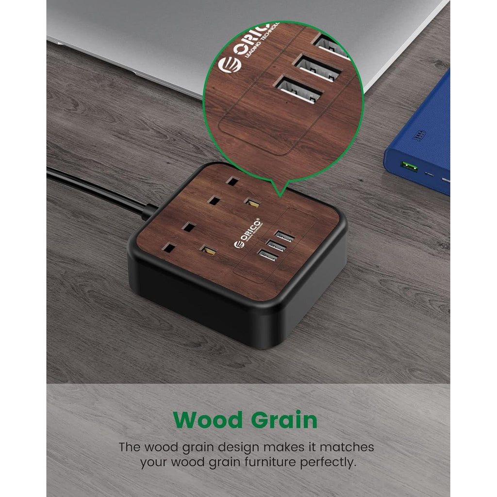 ORICO Power Strip With 3 Usb Port 3 Pin - 3 Meter