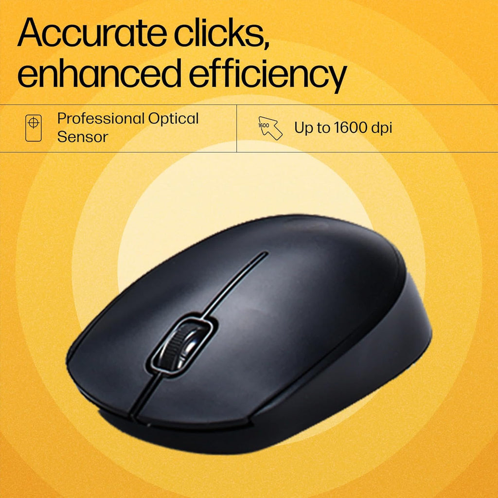HP CS10 Wireless Keyboard and Mouse - Black