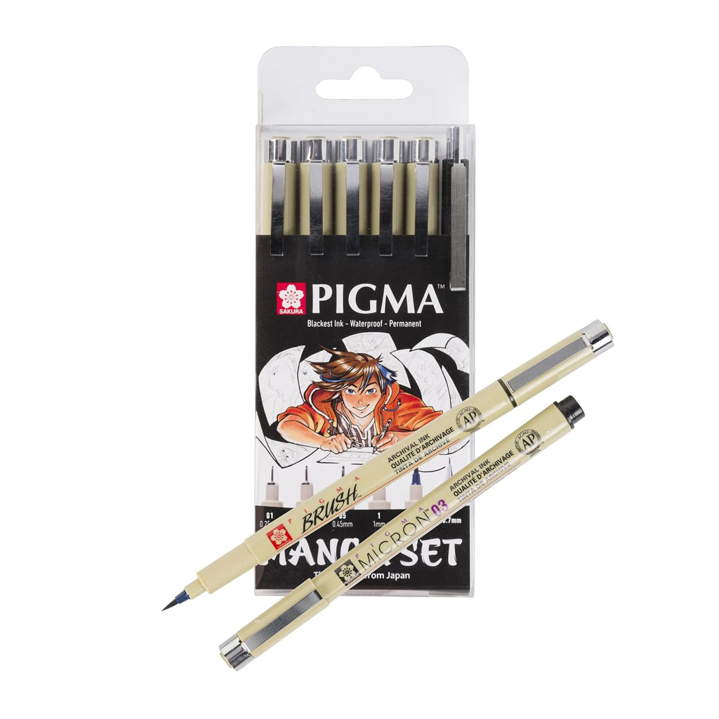 Sakura Manga Pigma Tool Set 6