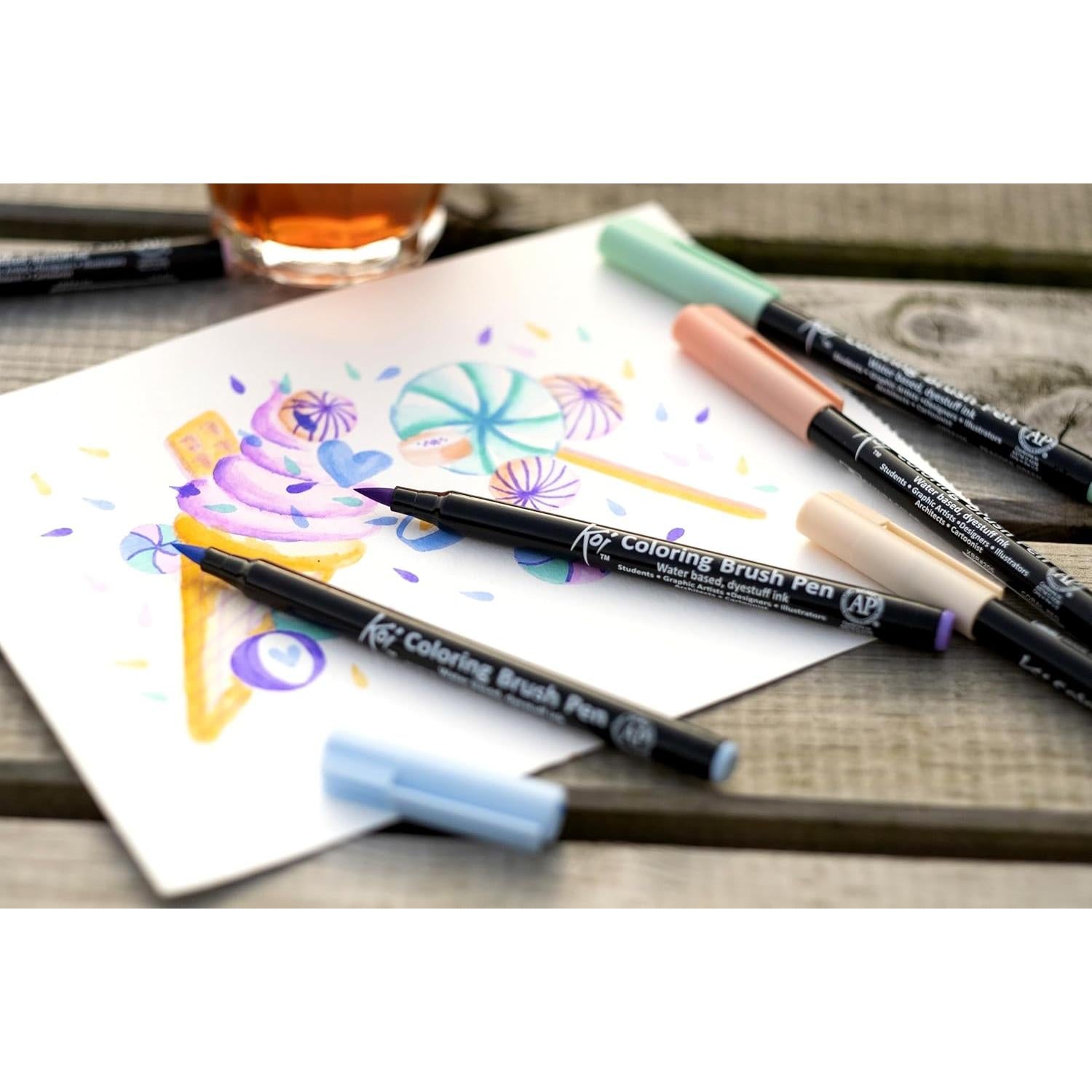 Sakura Koi Color Brush Sweets Set 6