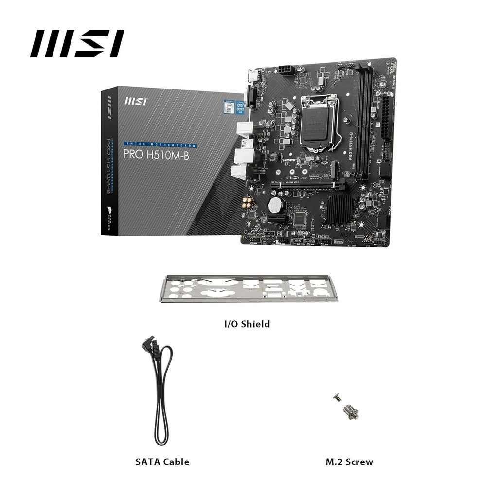 Msi Intel Pro H510M-B Ii Ddr4 Motherboard