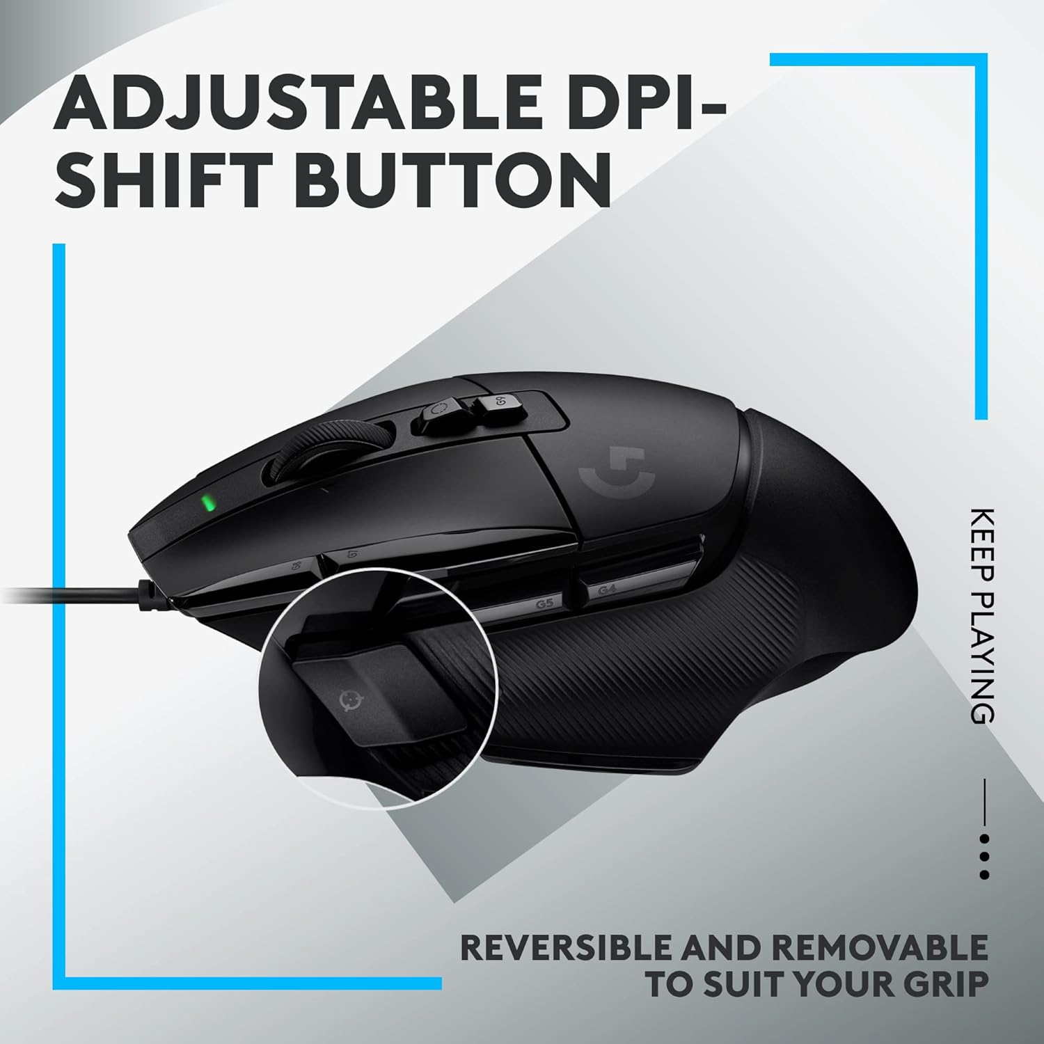 Logitech G502 X Corded Gaming Mouse - Black