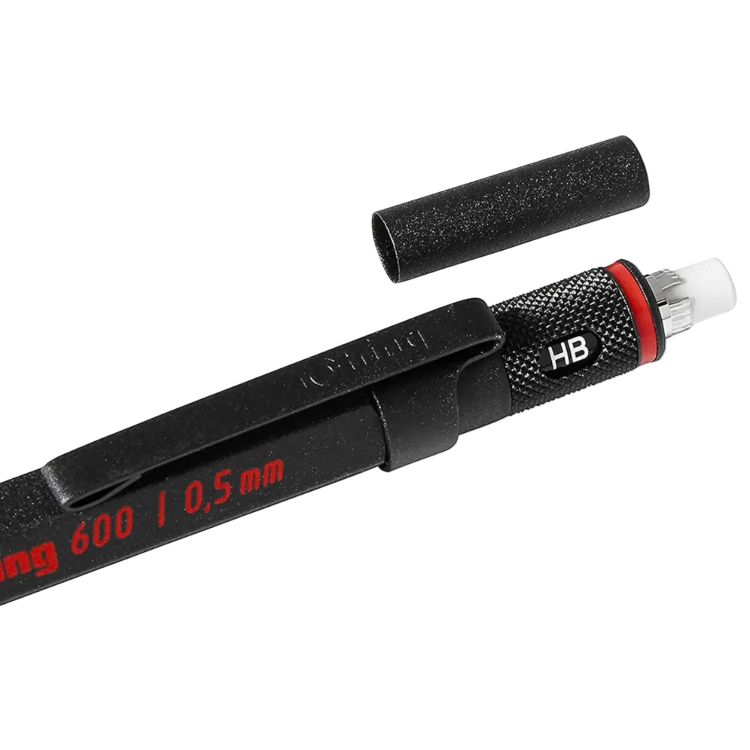 Rotring Mechanical Pencil (600/0.5Mm) Full Metal Black Mechanical Pencil