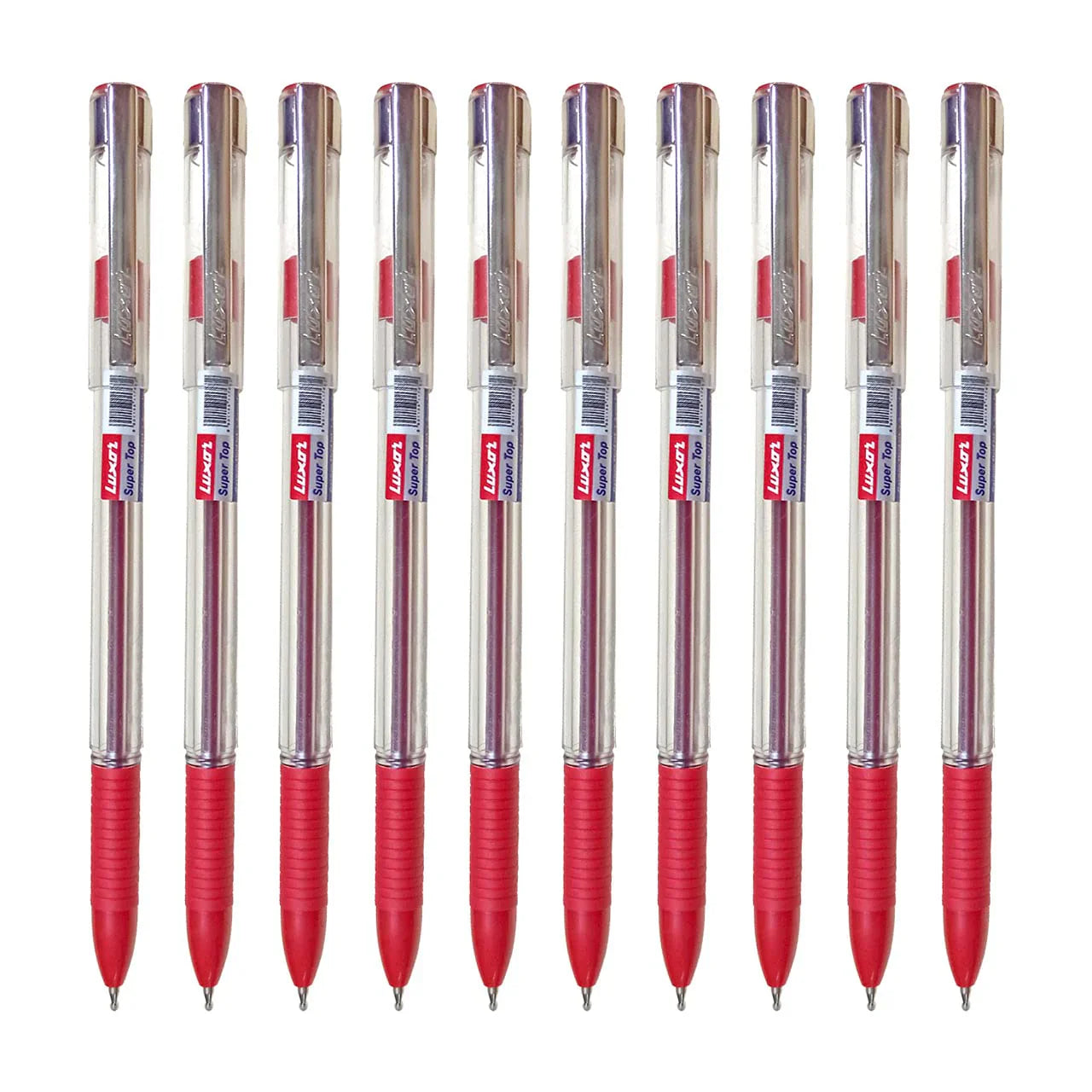 Luxor - Super Top Ball Pen Red 0.7Mm (12’S Box)