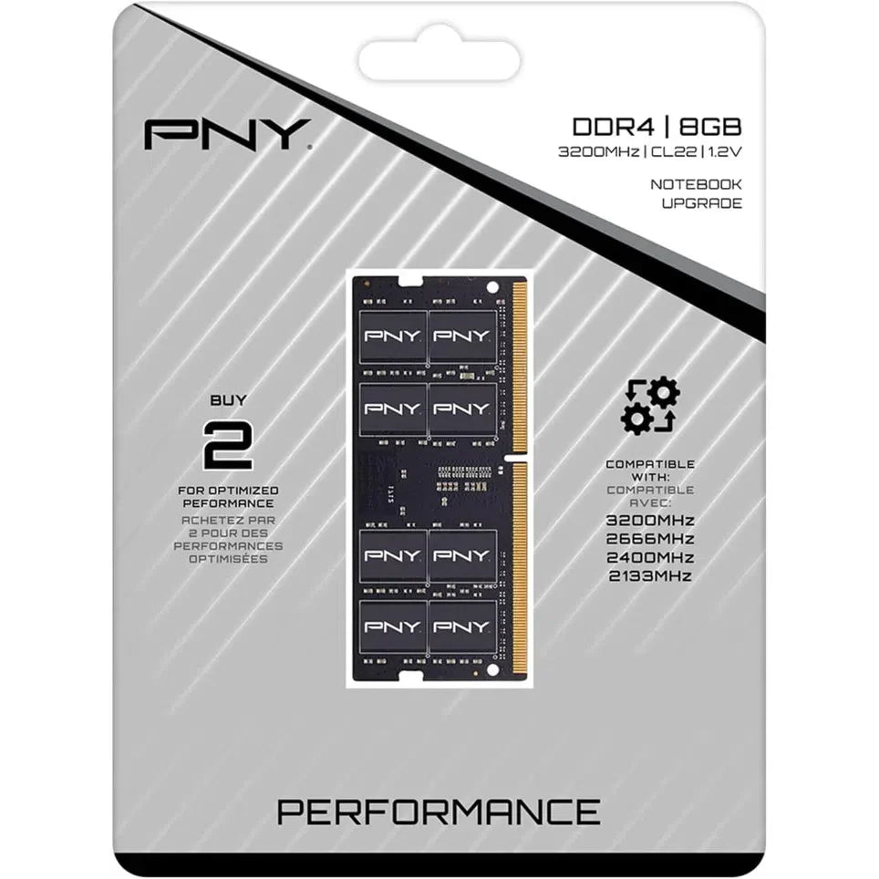 PNY Laptop Memory - 8GB / DDR4 / 3200MHz