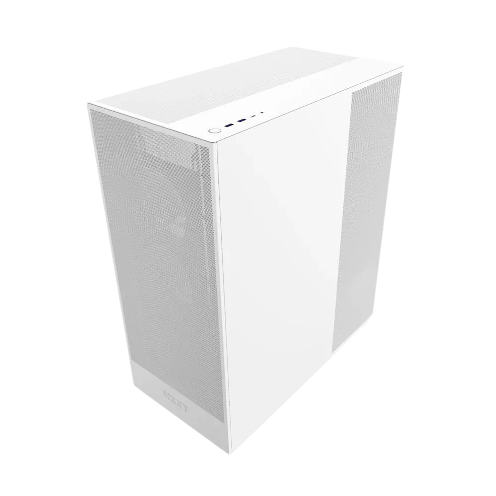 Nzxt H7 Flow (2024) Rgb Mid Tower Atx Case - White