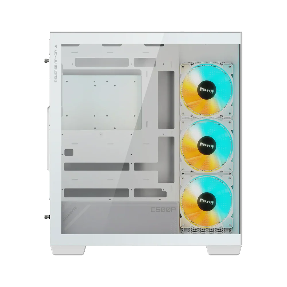 Gigabyte C500 Panoramic Stealth Ice Mid Tower Case White