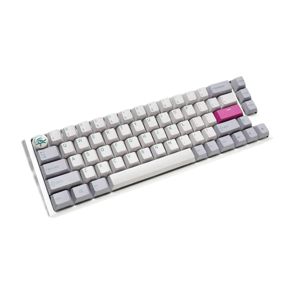 Ducky One 3 Sf Pbt Hot Swap Blue Switch Cherry Rgb Wired Mechanical Gaming Keyboard Arabic - Mist Grey