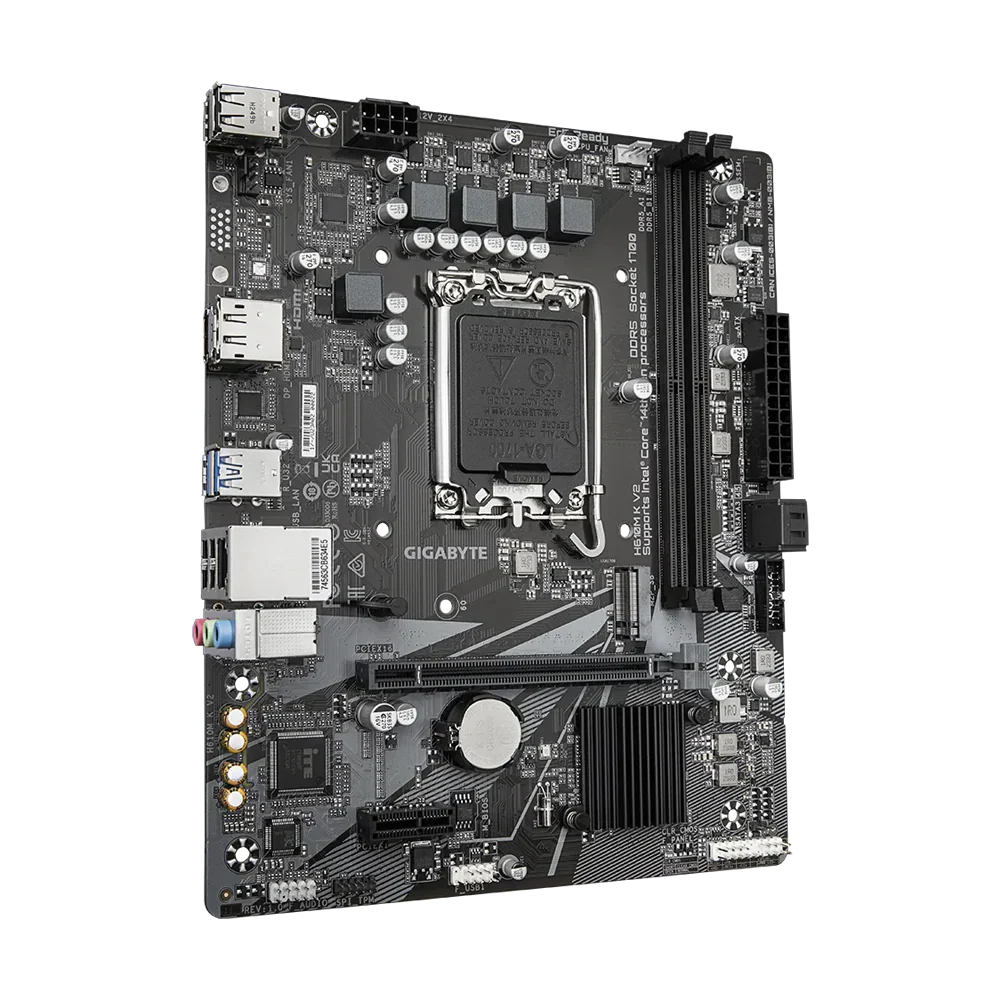 Gigabyte H610M K V2 Ddr5 Motherboard - Black