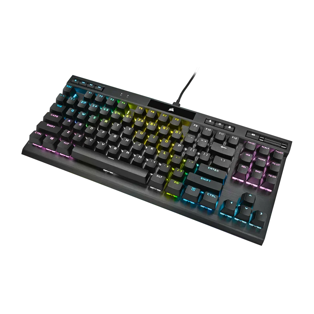 Corsair Icue K70 Rgb Wired Tkl Champion Series Mechanical Gaming Keyboard - Black