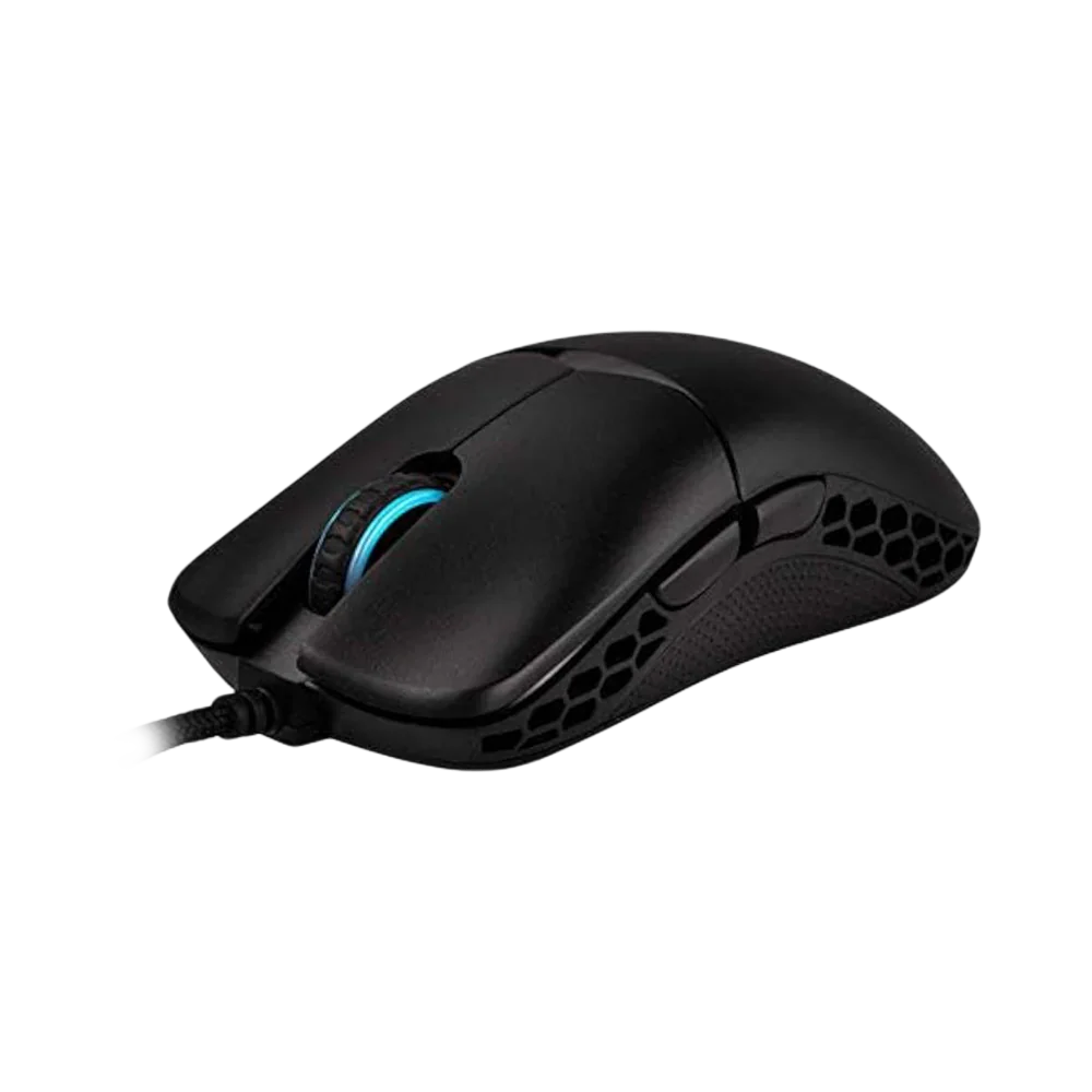 Ducky Feather Rgb Wired Hauno Switches Gaming Mouse - Black