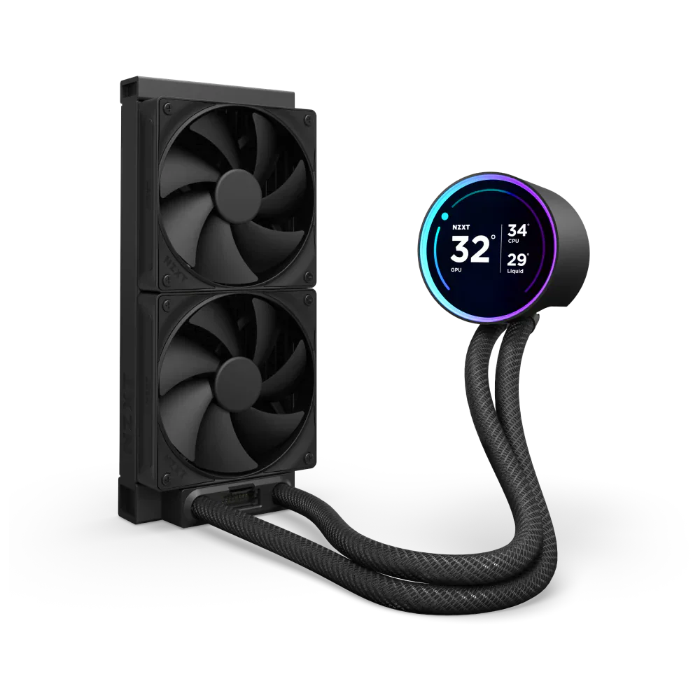Nzxt Kraken Elite 240 - 240Mm Aio Liquid Cooler With Lcd Display Black