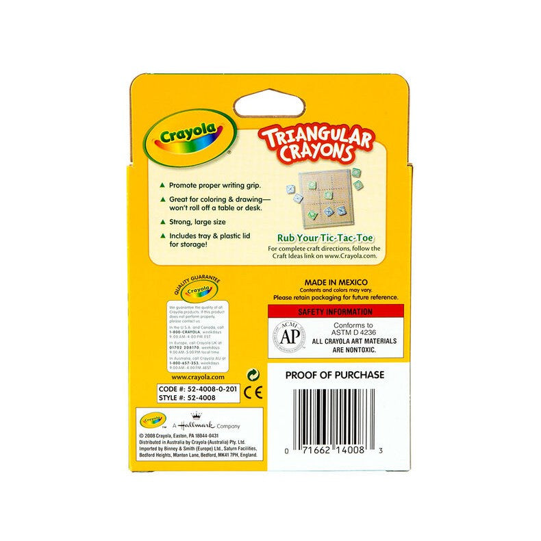 Crayola 8 ct triangular Crayons