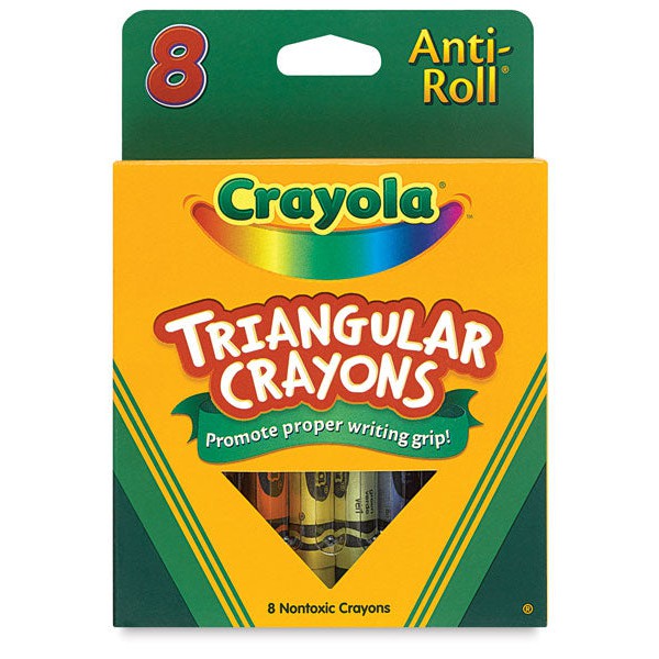 Crayola 8 ct triangular Crayons