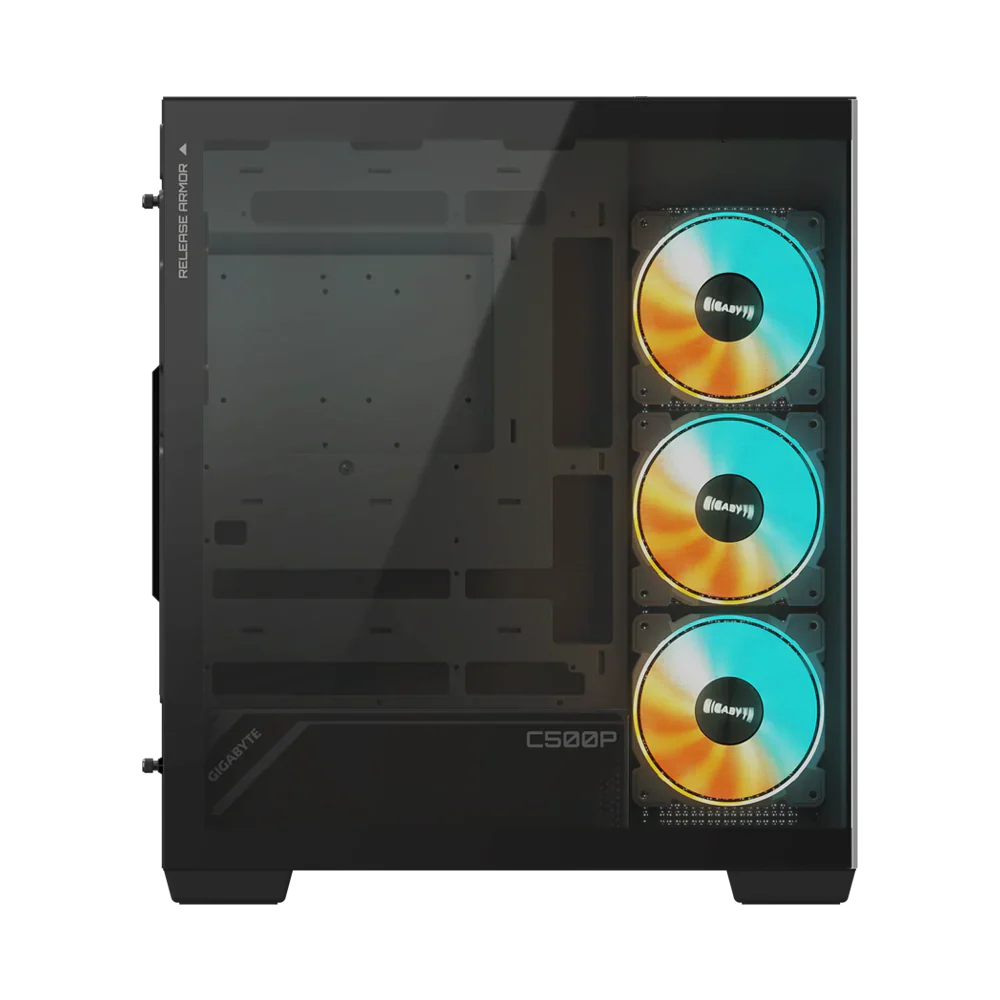 Gigabyte C500 Panoramic Stealth Mid Tower Case Black