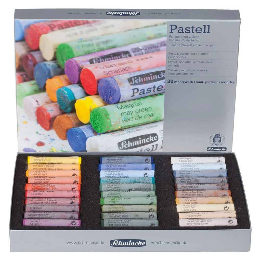 Schmincke - Pastels, 30 Colors – Multi-purpose (77230)