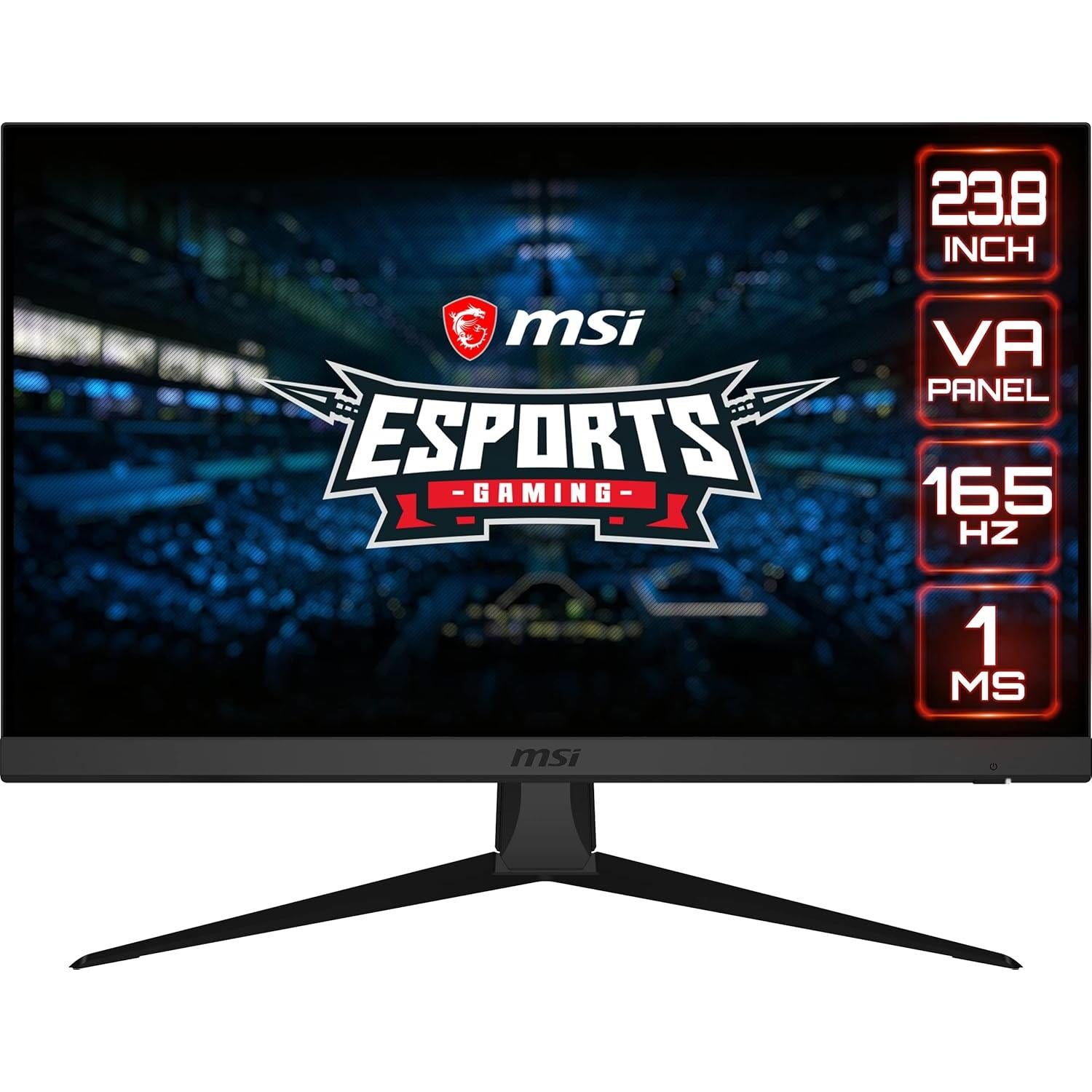 Msi Optix G243 23.8 Inch 165Hz Fhd Esports Gaming Monitor - Black