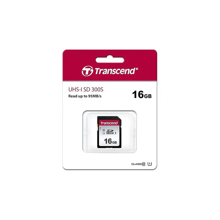 Transcend TS16GSDC300S 16GB UHS-I U1 SD Memory Card