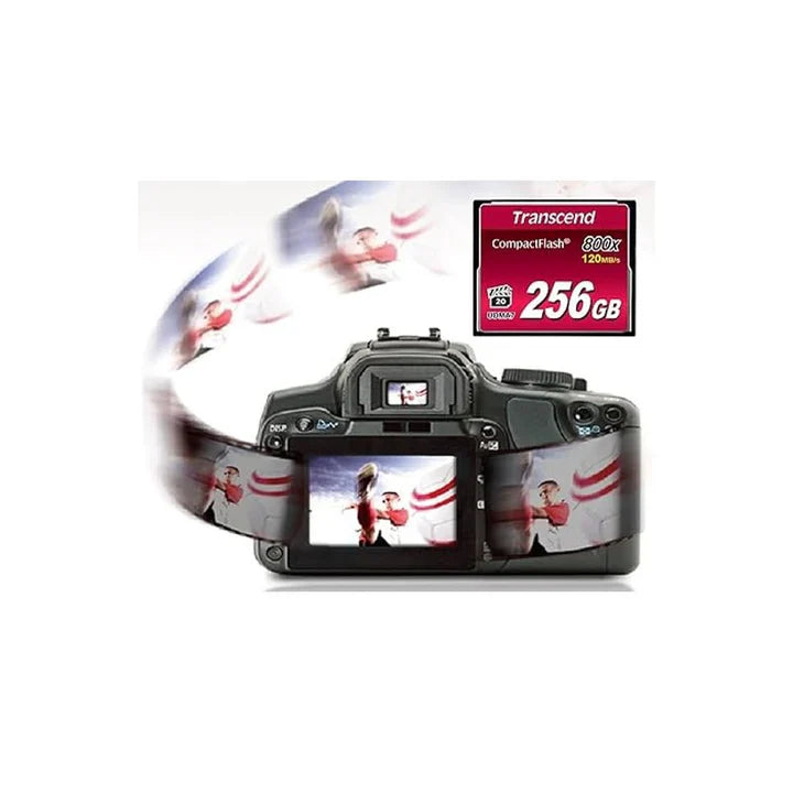 Transcend 256 GB Compact Flash Memory Card 800x