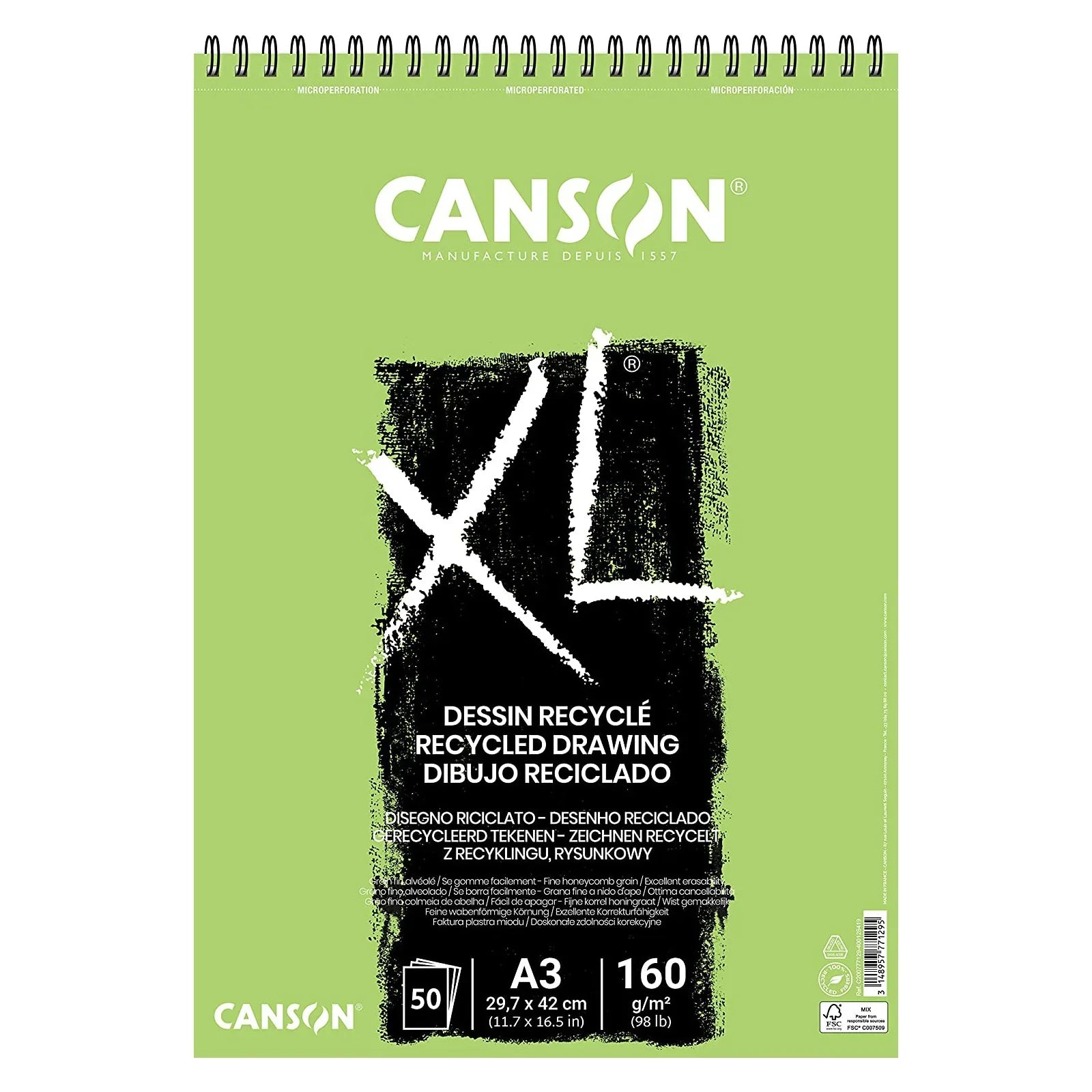Canson Xl Recycled Drawing Pad