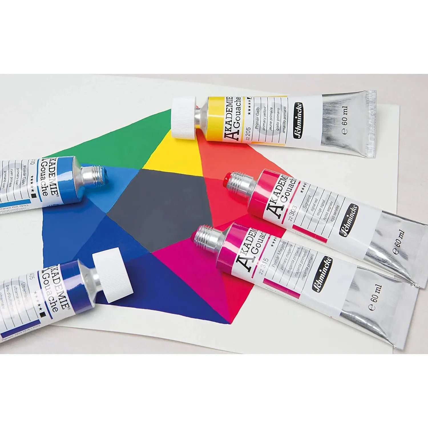 Schmincke Akademie Gouache (72205), 5 × 20ml