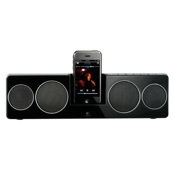 Logitech Pure-Fi Anywhere 2 Compact Docking Speakers For Ipod And Iphone - Black