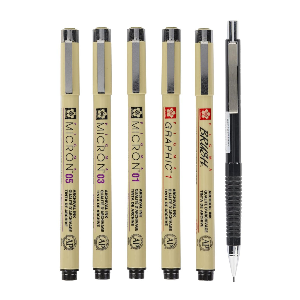 Sakura Manga Pigma Tool Set 6