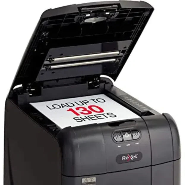 Rexel Auto+ 130X 2102559A Auto Feed 130 Sheet Cross Cut Shredder