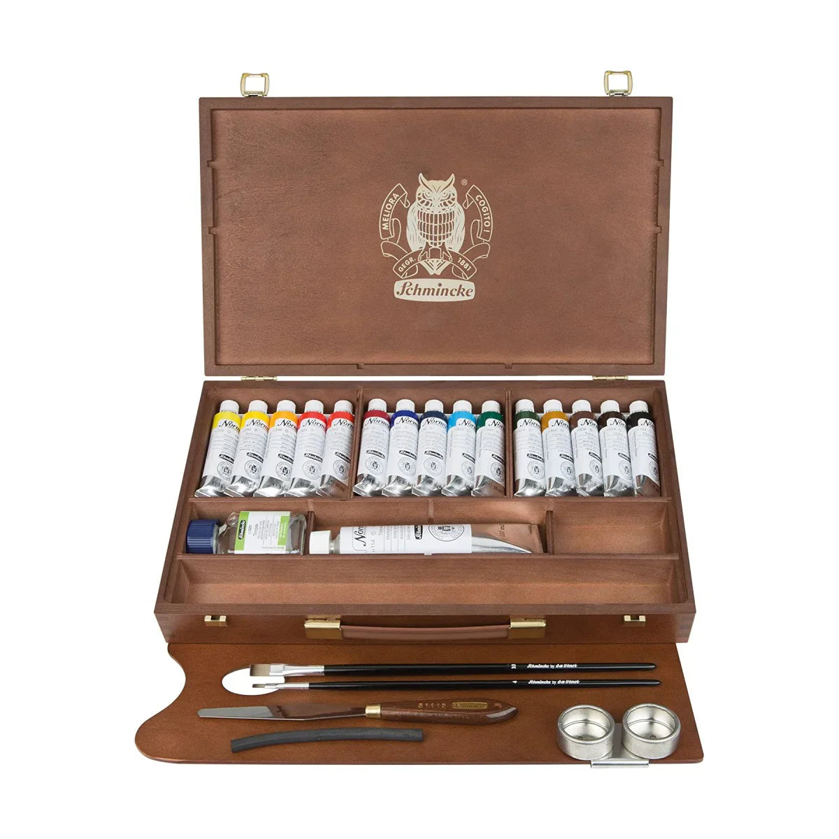 Schmincke - Norma Boxe Wooden Box, 15 × 35ml