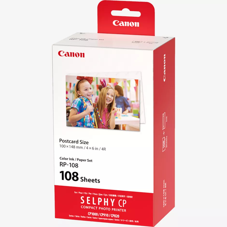 Canon RP 108 High Capacity Color Ink/Paper Set
