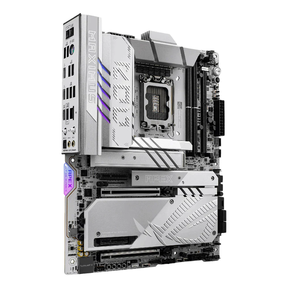 Asus Rog Maximus Z890 Apex Ddr5 Motherboard White