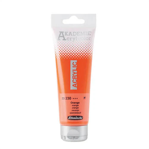 Schmincke Akademie Acrylic Color, 120ml, Orange (23230)