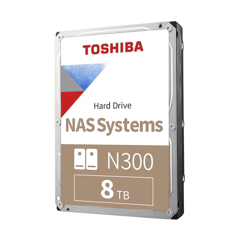 Toshiba 8Tb Nas Hard Disk Drive - 7200 Rpm Class Sata 6Gb/S 3.5 Inch - Hdwg480Ezsta