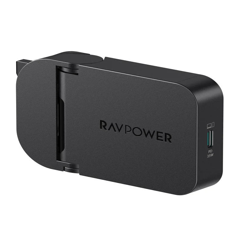 Ravpower Rp-Pc1082 Pd Pioneer 35W Usb-C Wall Charger Black